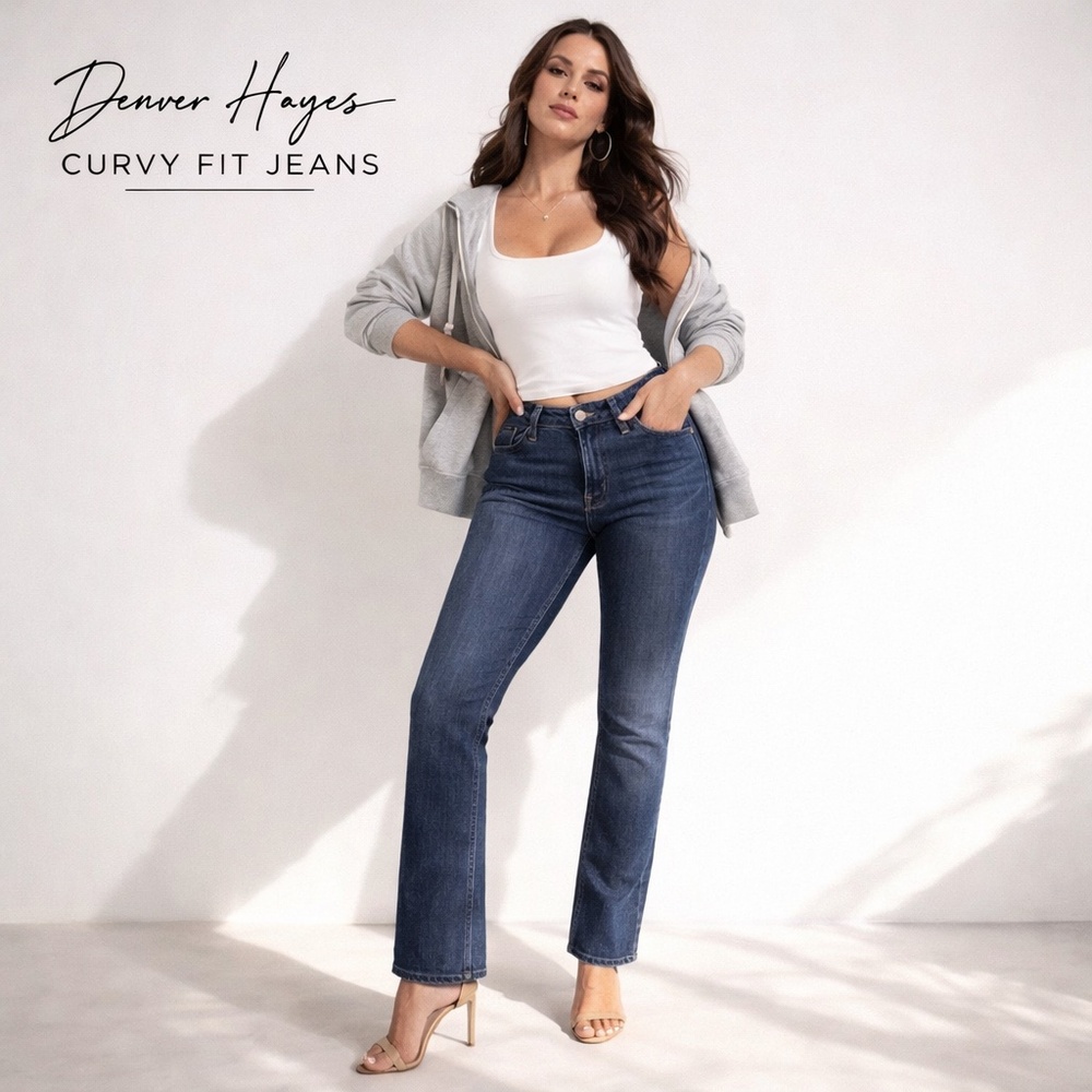 🌟 Denver Hayes Curvy High-Rise Denim Jeans | Size 6